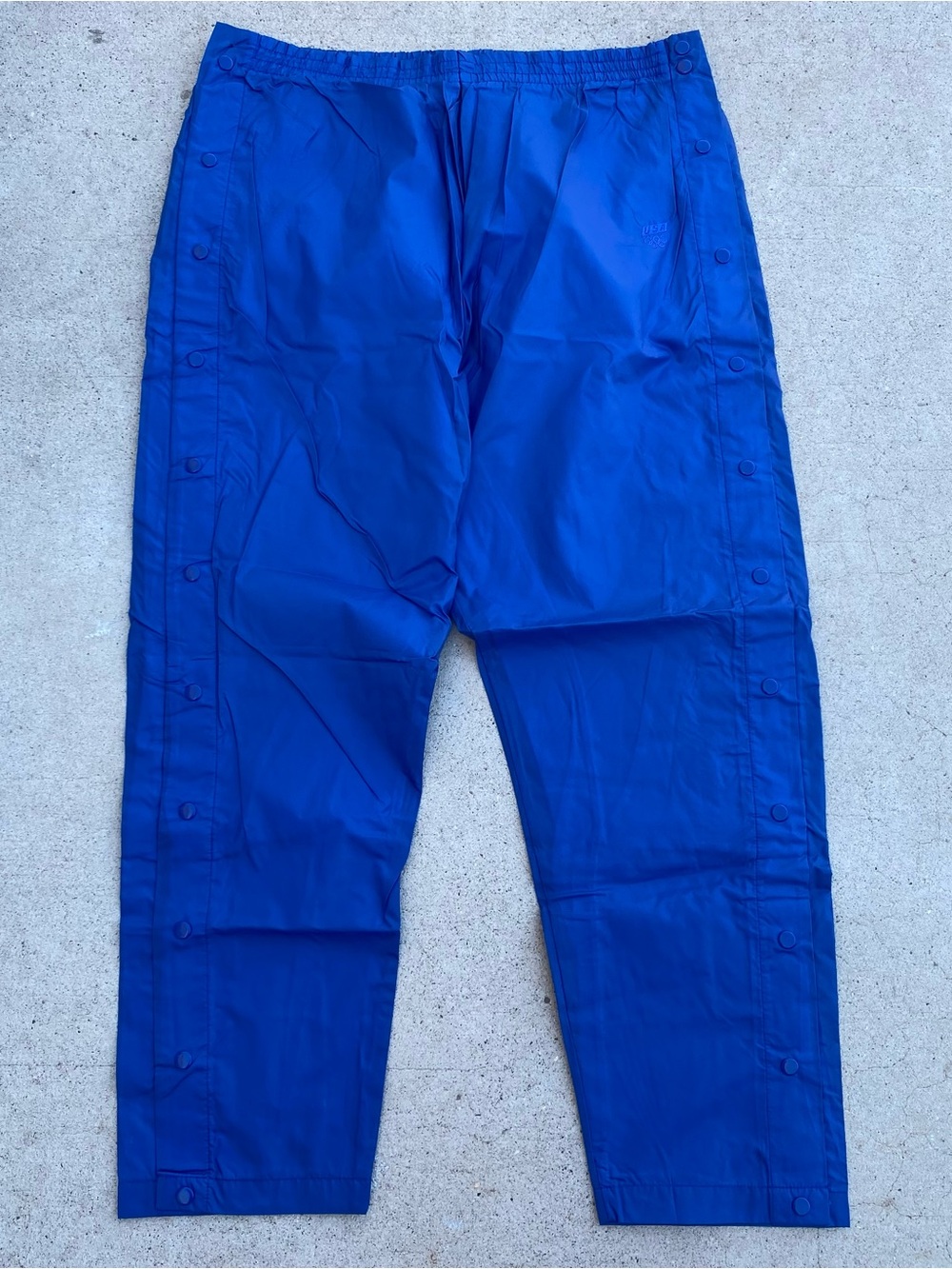 Vintage Olympics Nylon Track Pants Blue Tonal 1990s
